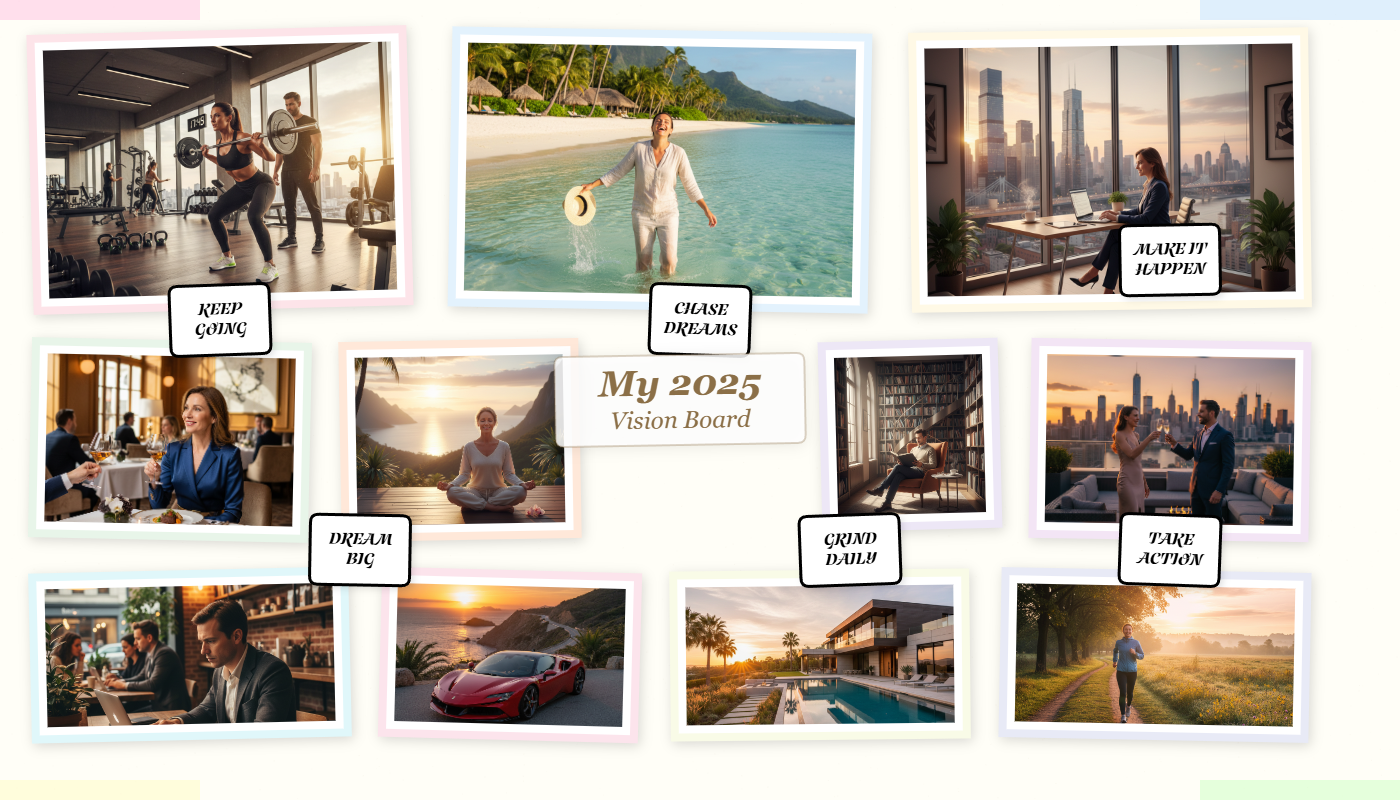 Scrapbook Vision Board